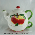 Hand painting ceramic teapot and cup set